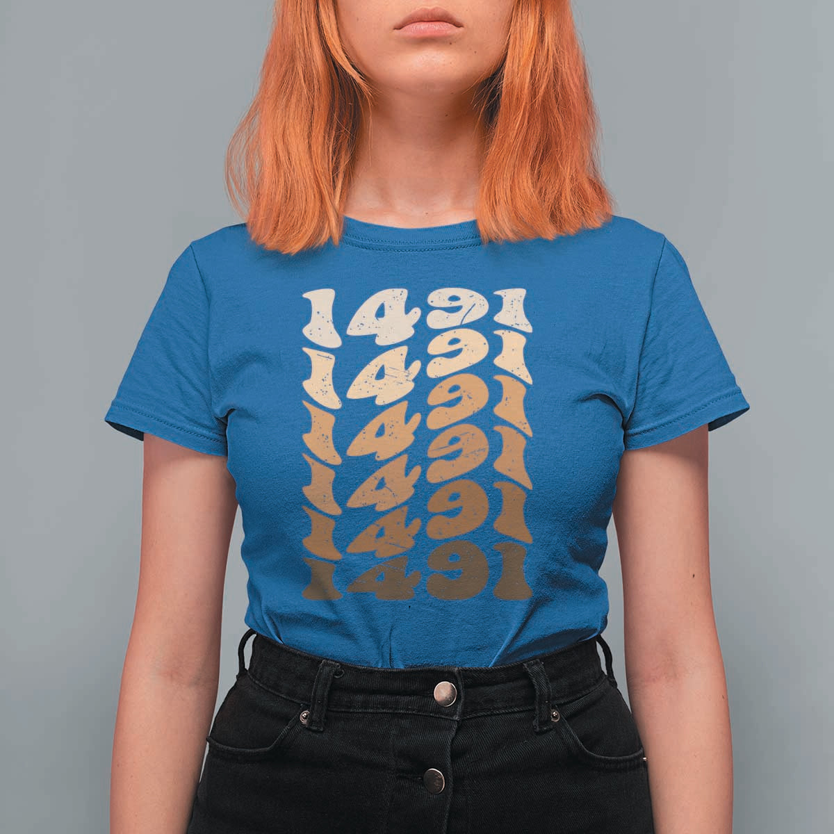 1491 Indigenous Peoples Day T Shirt For Women Native American Heritage Pride