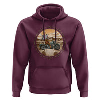 Native American Biker Gift Hoodie Skull Motorcycle Rider