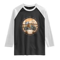 Native American Biker Gift Raglan Shirt Skull Motorcycle Rider