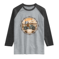 Native American Biker Gift Raglan Shirt Skull Motorcycle Rider