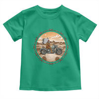 Native American Biker Gift Toddler T Shirt Skull Motorcycle Rider