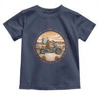 Native American Biker Gift Toddler T Shirt Skull Motorcycle Rider