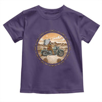Native American Biker Gift Toddler T Shirt Skull Motorcycle Rider