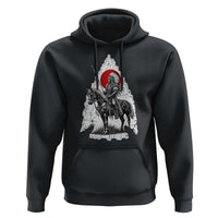 Vintage Native American Warrior Hoodie Horse Rider Feather Headdress Graphic