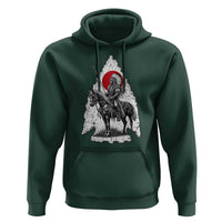Vintage Native American Warrior Hoodie Horse Rider Feather Headdress Graphic