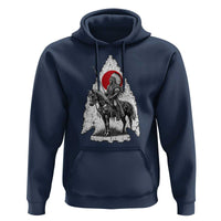 Vintage Native American Warrior Hoodie Horse Rider Feather Headdress Graphic