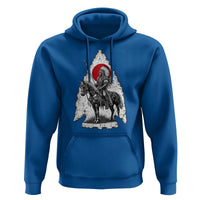 Vintage Native American Warrior Hoodie Horse Rider Feather Headdress Graphic