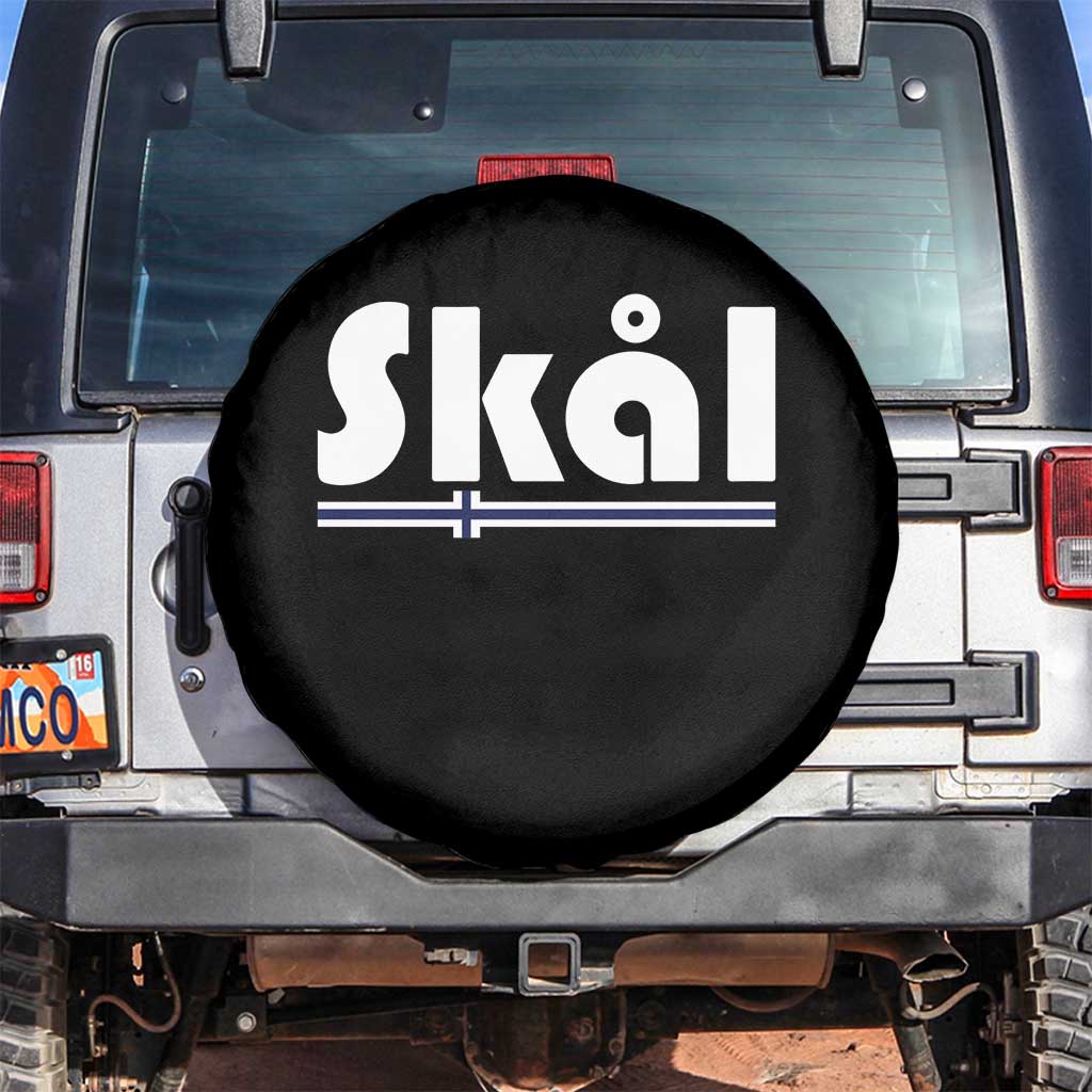 Vintage Norway Norge Skål Flag Graphic Spare Tire Cover Proud Norwegian Fan