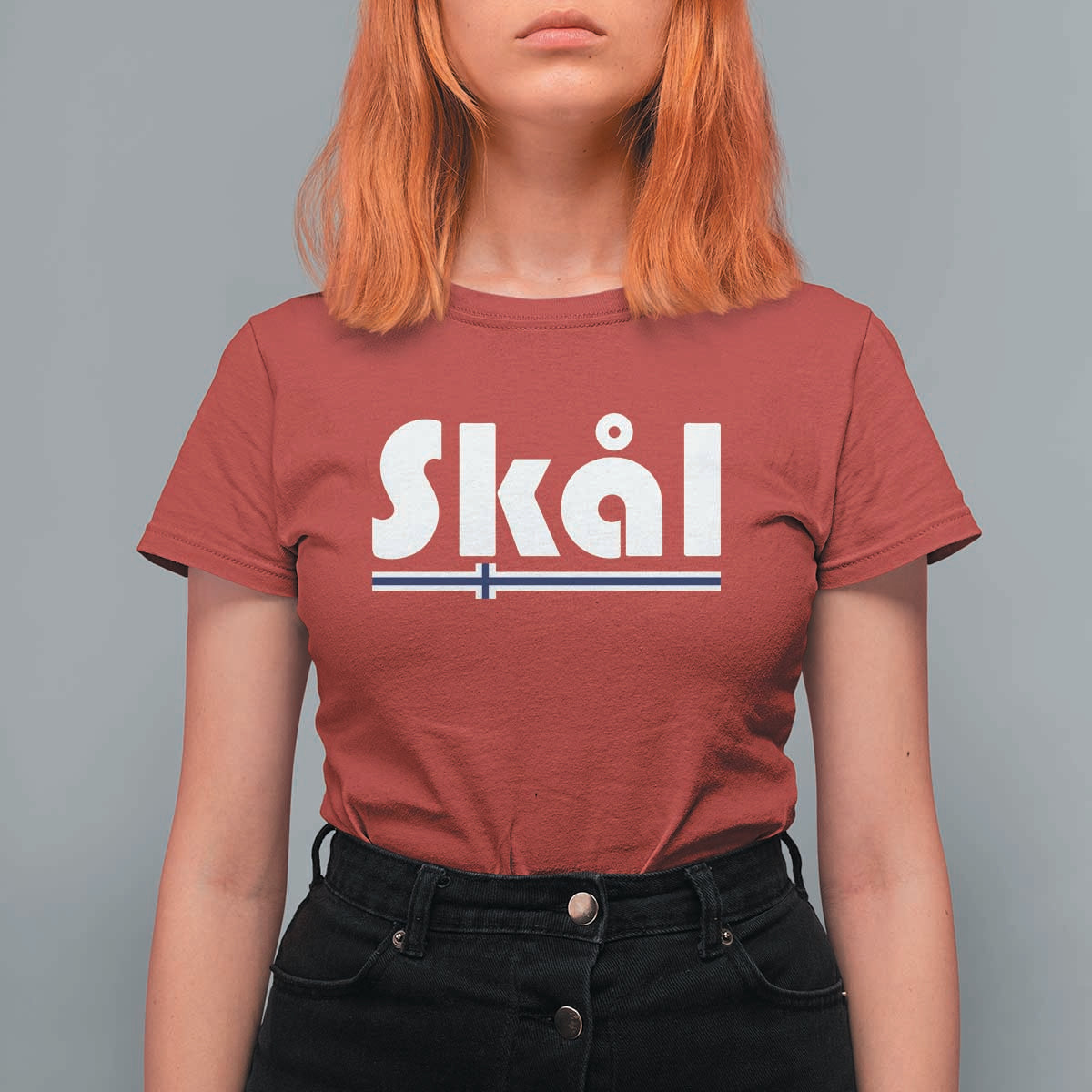 Vintage Norway Norge Skål Flag Graphic T Shirt For Women Proud Norwegian Fan