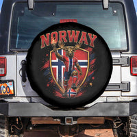 Funny Norway Norwegian Moose Spare Tire Cover Soccer Fan Game Day Gift