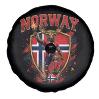 Funny Norway Norwegian Moose Spare Tire Cover Soccer Fan Game Day Gift