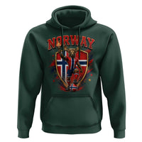 Funny Norway Norwegian Moose Hoodie Soccer Fan Game Day Gift