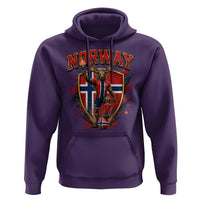 Funny Norway Norwegian Moose Hoodie Soccer Fan Game Day Gift