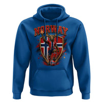 Funny Norway Norwegian Moose Hoodie Soccer Fan Game Day Gift
