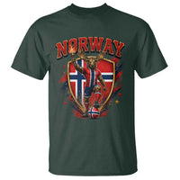 Funny Norway Norwegian Moose T Shirt Soccer Fan Game Day Gift