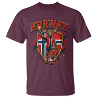 Funny Norway Norwegian Moose T Shirt Soccer Fan Game Day Gift