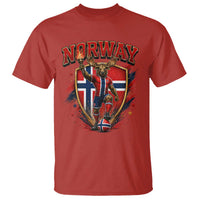 Funny Norway Norwegian Moose T Shirt Soccer Fan Game Day Gift