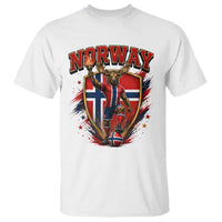 Funny Norway Norwegian Moose T Shirt Soccer Fan Game Day Gift