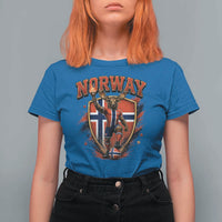 Funny Norway Norwegian Moose T Shirt For Women Soccer Fan Game Day Gift