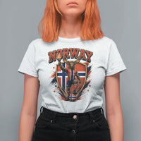 Funny Norway Norwegian Moose T Shirt For Women Soccer Fan Game Day Gift