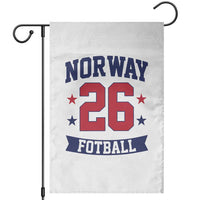 Vintage Norway Fotball Garden Flag Norwegian Flag Game Day Fan Gift