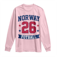 Vintage Norway Fotball Long Sleeve Shirt Norwegian Flag Game Day Fan Gift
