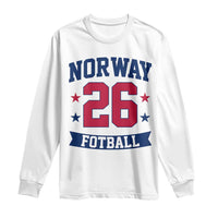 Vintage Norway Fotball Long Sleeve Shirt Norwegian Flag Game Day Fan Gift