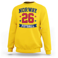 Vintage Norway Fotball Sweatshirt Norwegian Flag Game Day Fan Gift