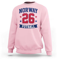 Vintage Norway Fotball Sweatshirt Norwegian Flag Game Day Fan Gift