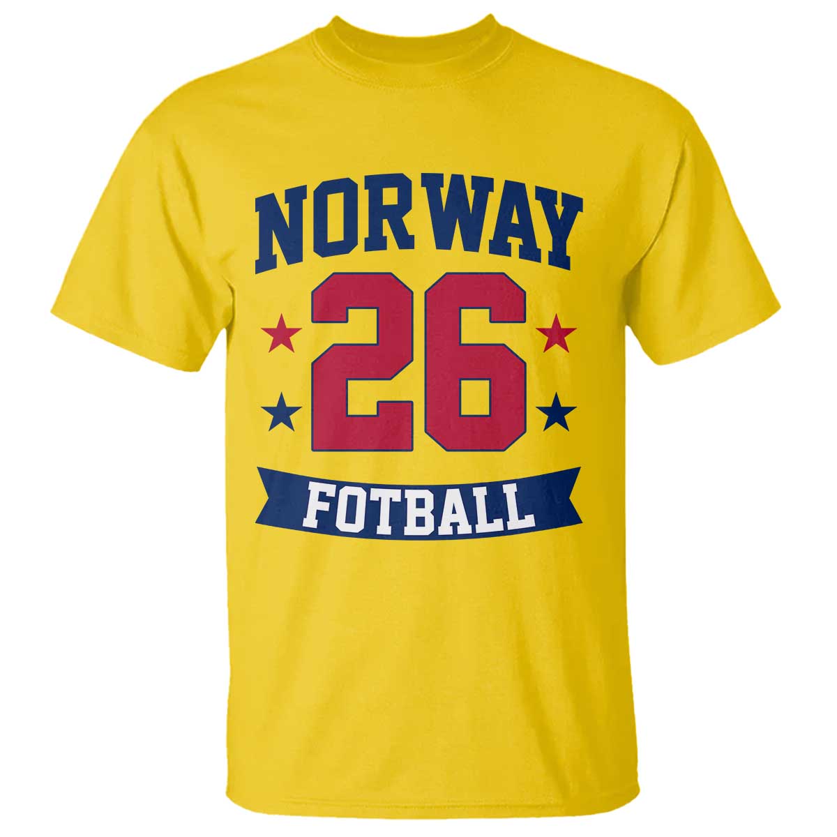 Vintage Norway Fotball T Shirt Norwegian Flag Game Day Fan Gift