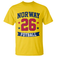 Vintage Norway Fotball T Shirt Norwegian Flag Game Day Fan Gift