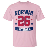 Vintage Norway Fotball T Shirt Norwegian Flag Game Day Fan Gift
