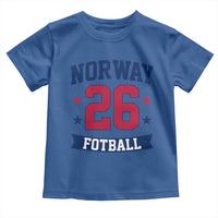 Vintage Norway Fotball Toddler T Shirt Norwegian Flag Game Day Fan Gift