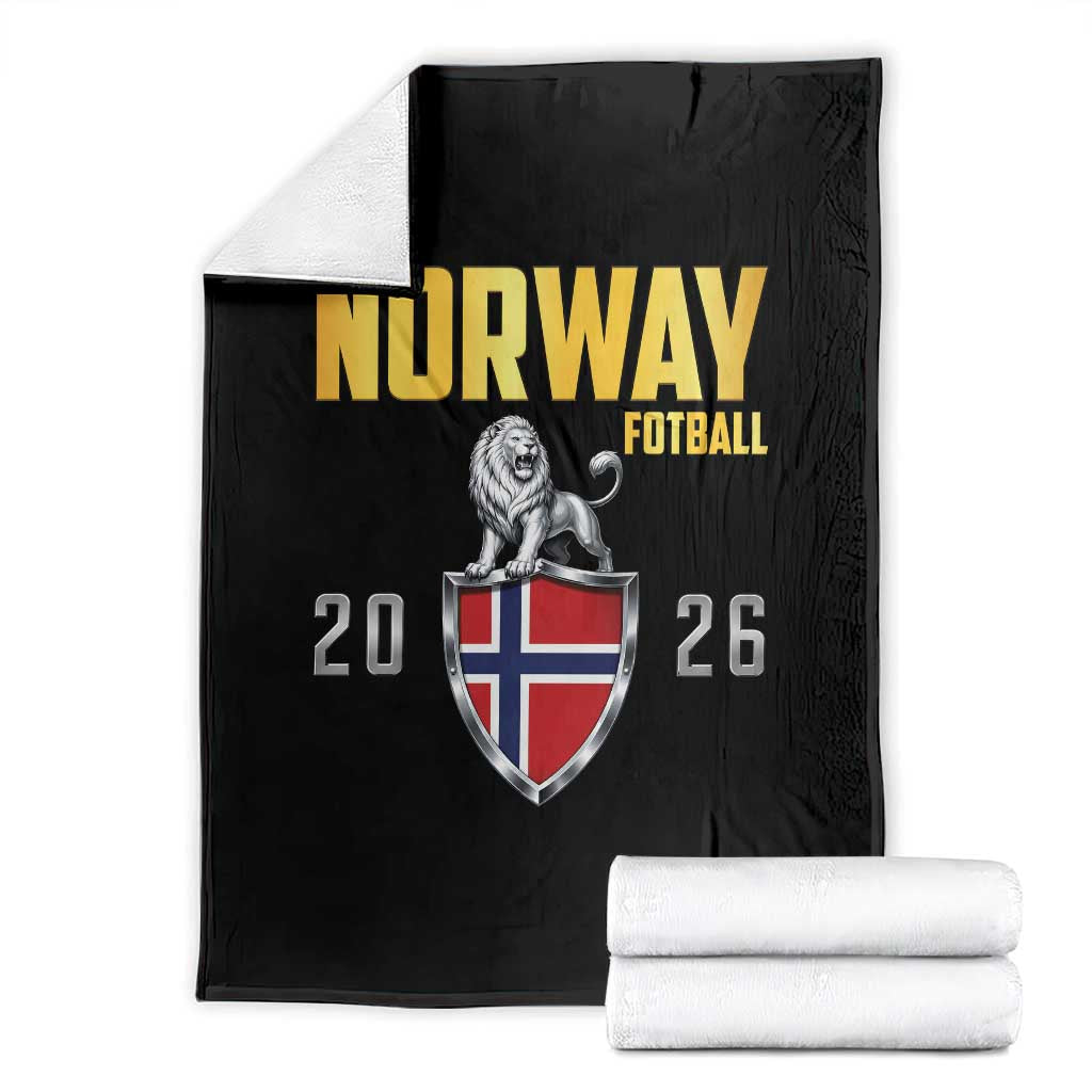 Vintage Norway Fotball Norwegian Supporter Gift Throw Blanket