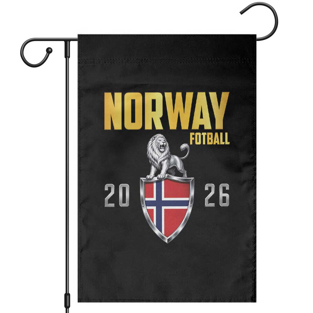 Vintage Norway Fotball Norwegian Supporter Gift Garden Flag