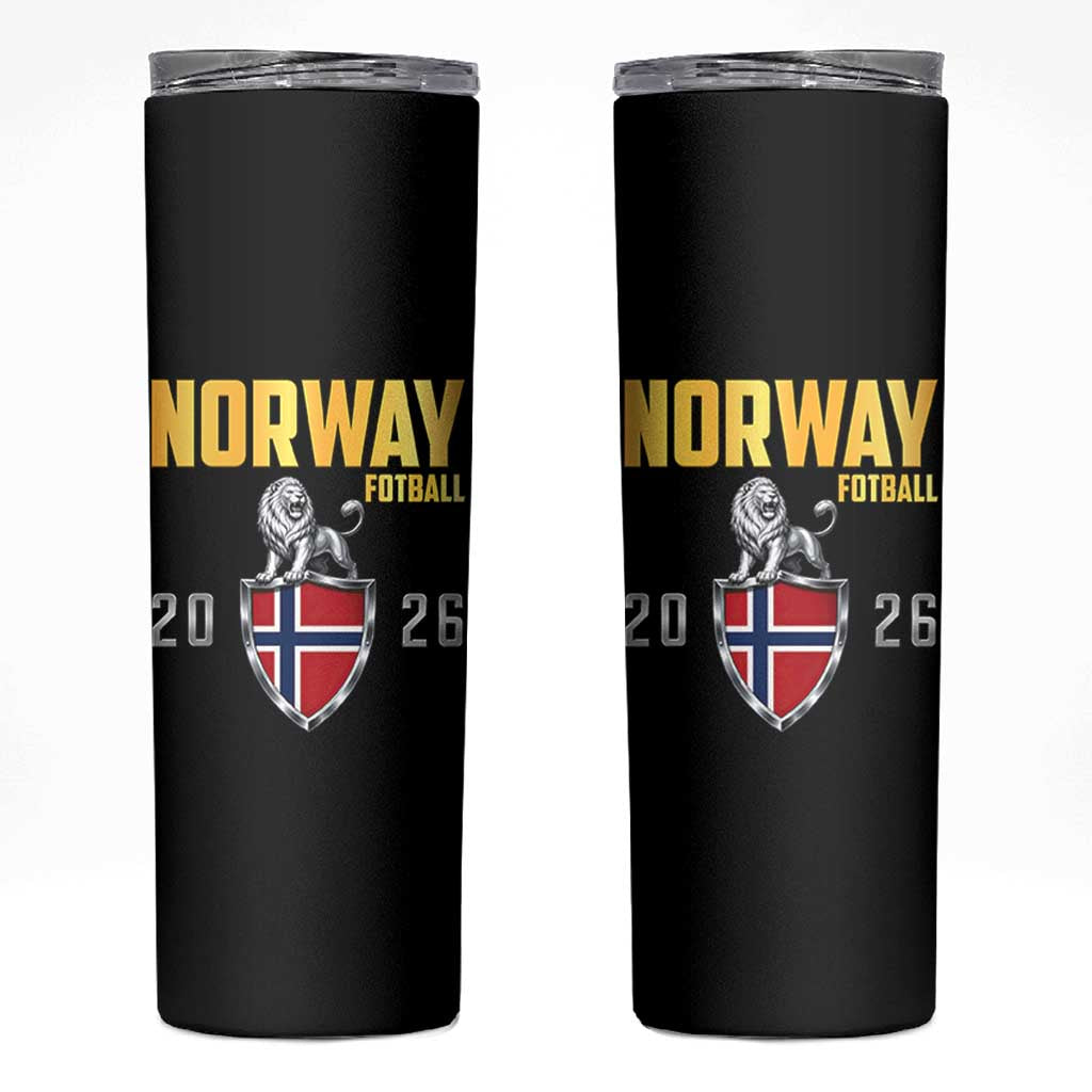 Vintage Norway Fotball Norwegian Supporter Gift Skinny Tumbler