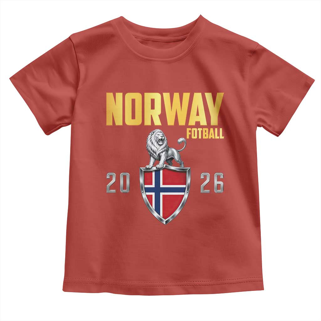 Vintage Norway Fotball Norwegian Supporter Gift Toddler T Shirt
