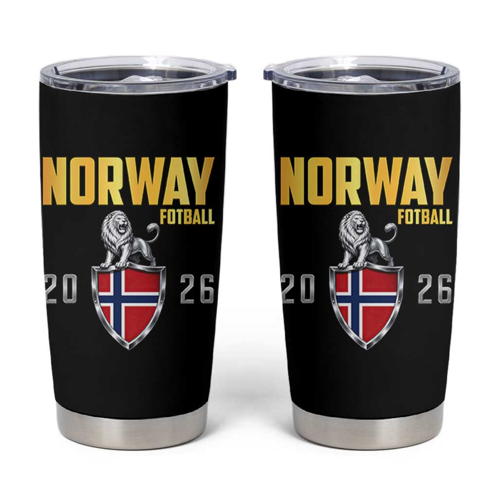 Vintage Norway Fotball Norwegian Supporter Gift Tumbler Cup