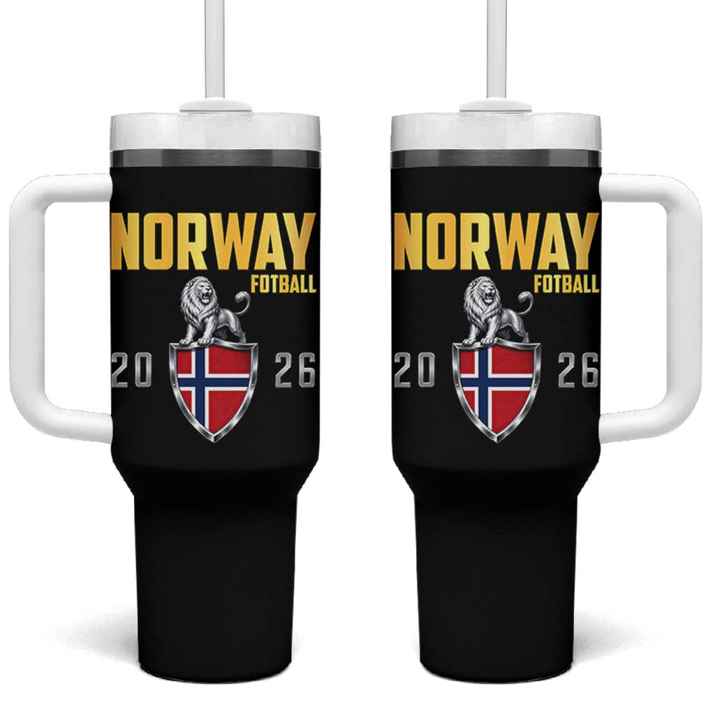 Vintage Norway Fotball Norwegian Supporter Gift Tumbler With Handle