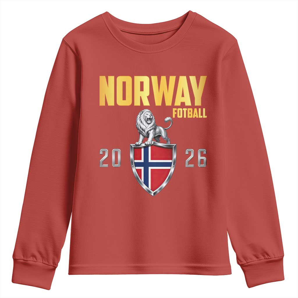 Vintage Norway Fotball Norwegian Supporter Gift Youth Sweatshirt
