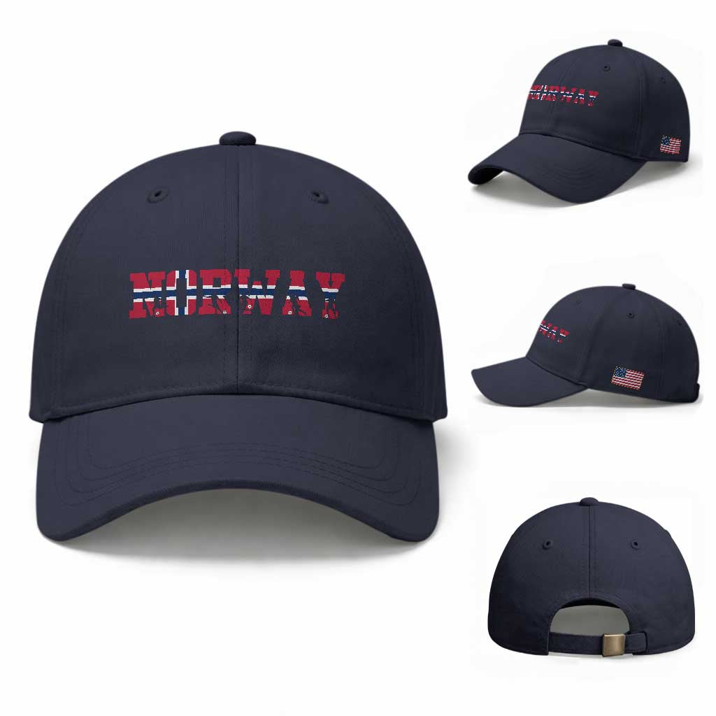 Vintage Norway Fotball Baseball Cap Scandinavian Pride Fan Gift