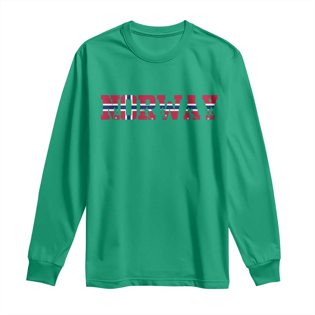 Vintage Norway Fotball Long Sleeve Shirt Scandinavian Pride Fan Gift