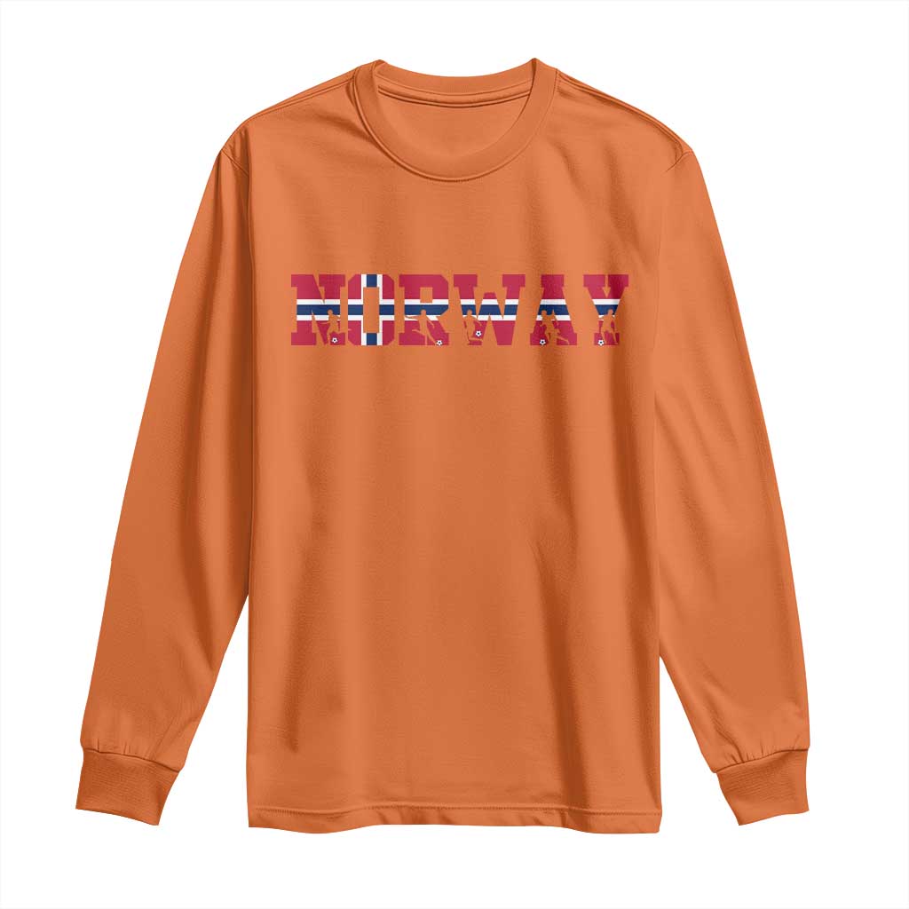 Vintage Norway Fotball Long Sleeve Shirt Scandinavian Pride Fan Gift