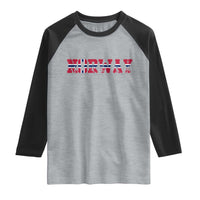 Vintage Norway Fotball Raglan Shirt Scandinavian Pride Fan Gift