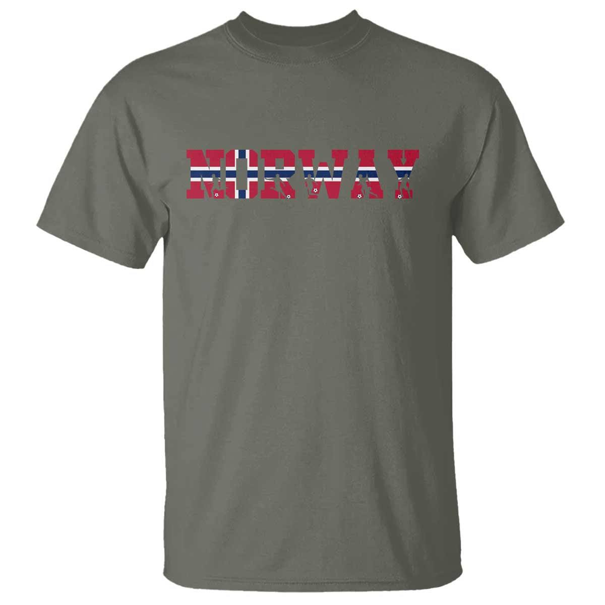 Vintage Norway Fotball T Shirt Scandinavian Pride Fan Gift
