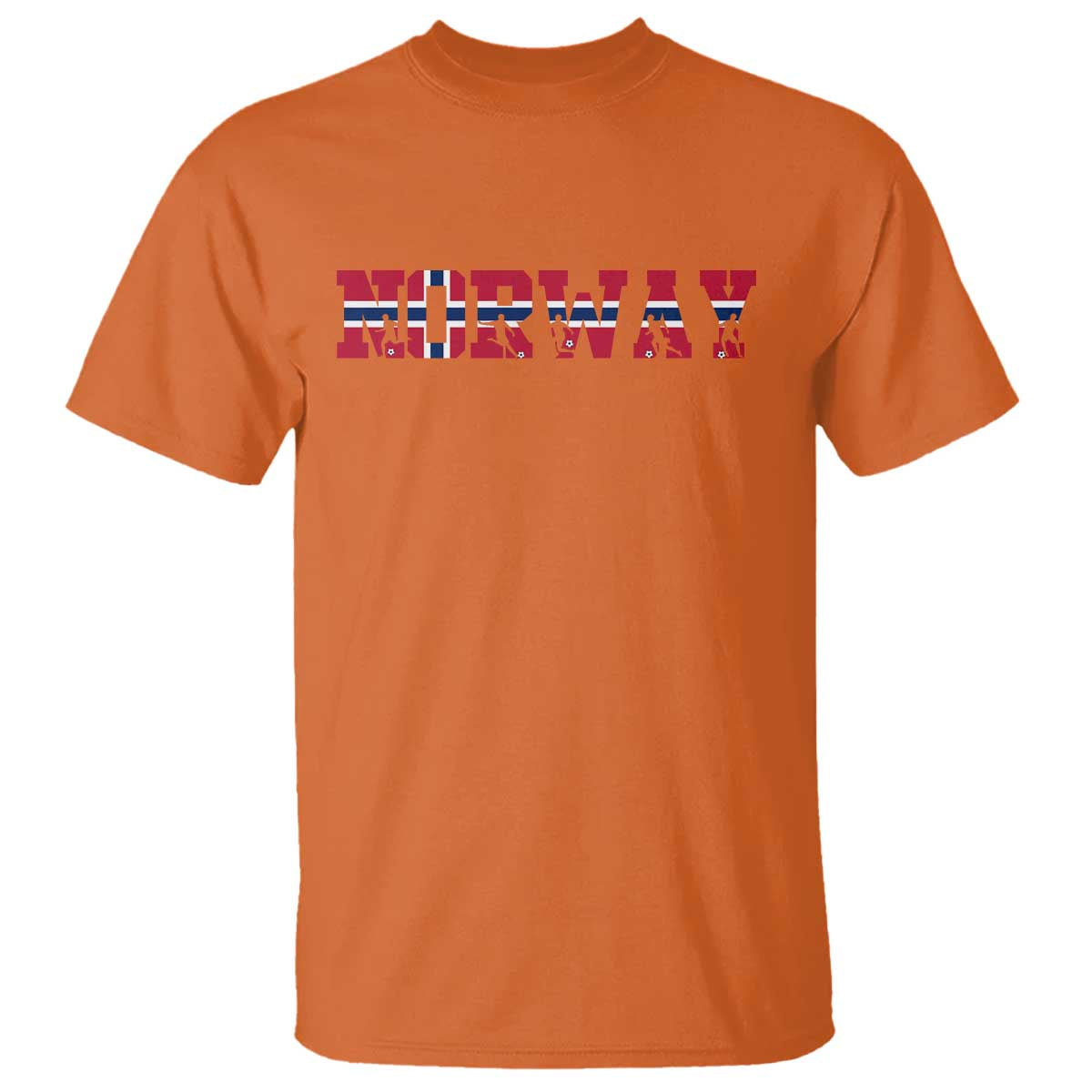 Vintage Norway Fotball T Shirt Scandinavian Pride Fan Gift