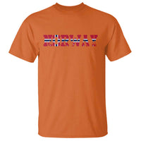 Vintage Norway Fotball T Shirt Scandinavian Pride Fan Gift