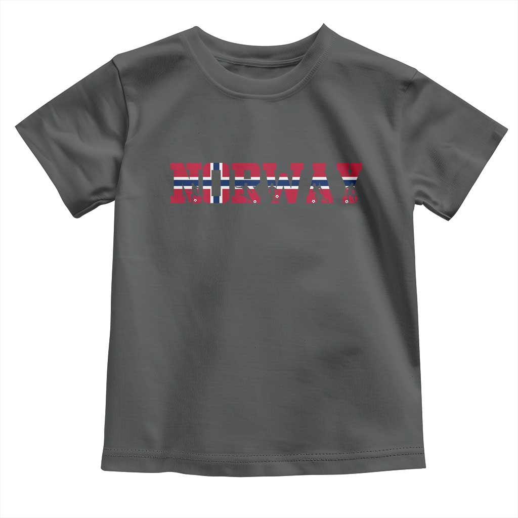 Vintage Norway Fotball Toddler T Shirt Scandinavian Pride Fan Gift
