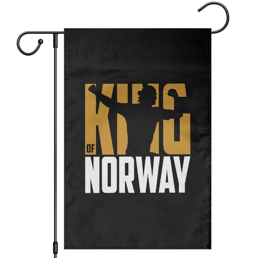 King Of Norway Football Garden Flag Proud Norwegian Supporter Fan
