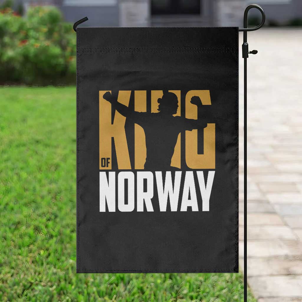 King Of Norway Football Garden Flag Proud Norwegian Supporter Fan